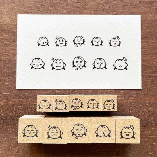 STAMP MARCHE Peppoko Icon Rubber Stamp - Health Set