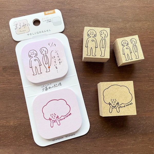 STAMP MARCHE Peppoko Planner Rubber Stamp - Body Memo