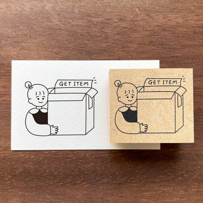 STAMP MARCHE Peppoko Planner Rubber Stamp - Get Item