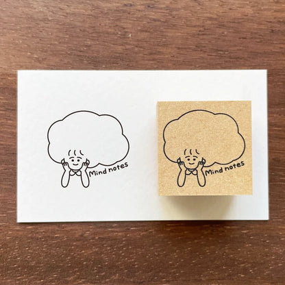 STAMP MARCHE Peppoko Planner Rubber Stamp - Mind Notes
