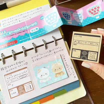 STAMP MARCHE Capsule Toy Log Rubber Stamp