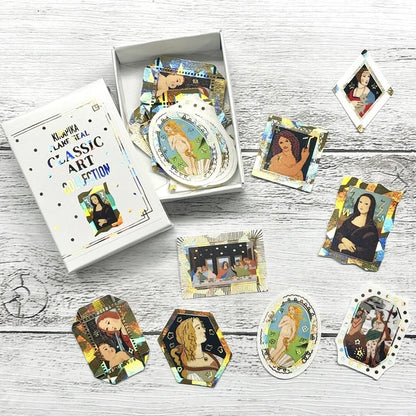SEAL-DO PRINTING Classic Art Collection Kirapika Flake Sticker Display Set