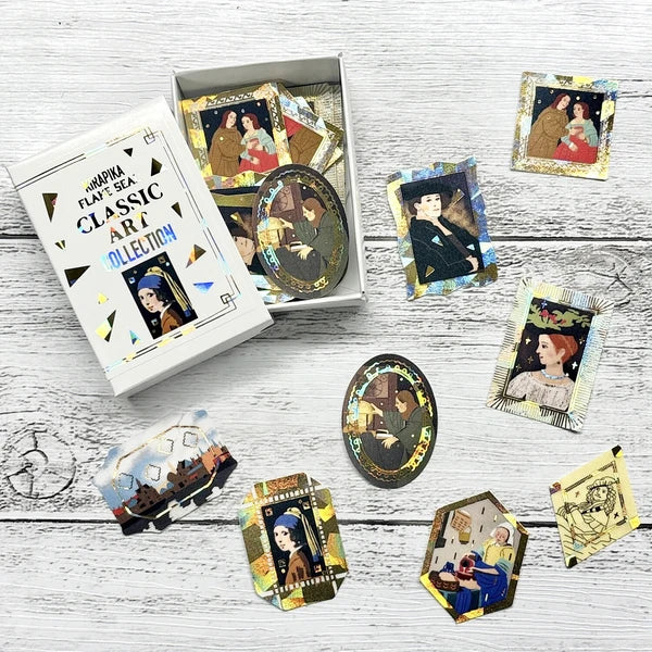 SEAL-DO PRINTING Classic Art Collection Kirapika Flake Sticker Display Set