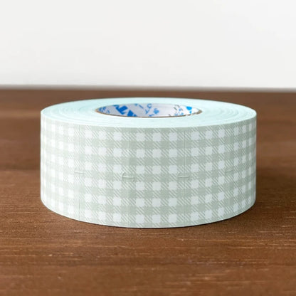 STAMP MARCHE Labeler Sticker Gingham Check - Gray