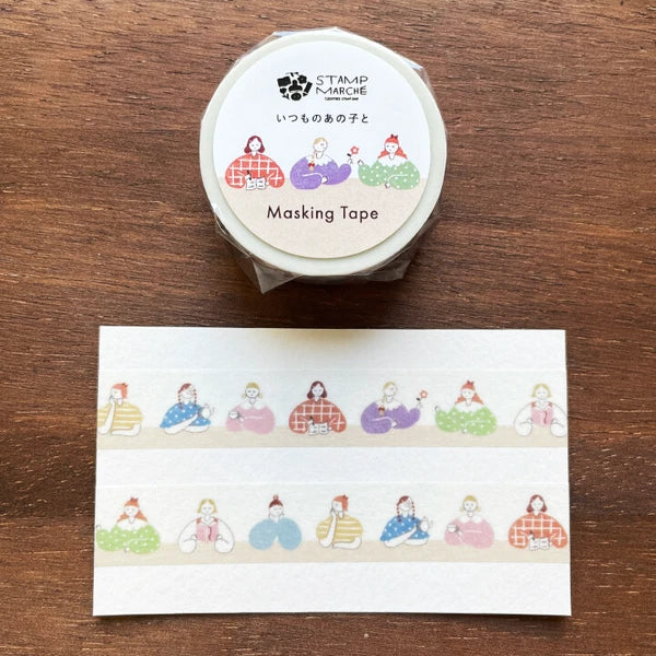 STAMP MARCHE Masking Tape - Always with That Girl