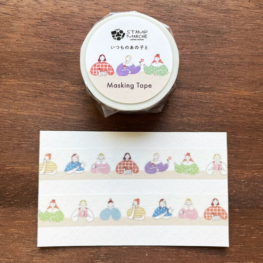 STAMP MARCHE Masking Tape - Always with That Girl
