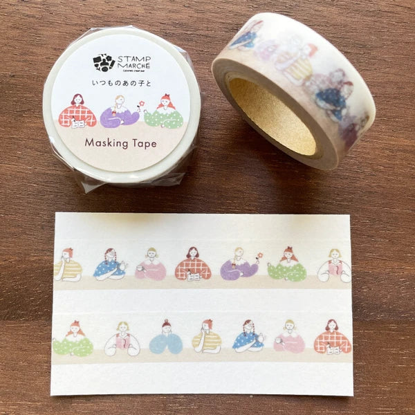 STAMP MARCHE Masking Tape - Always with That Girl