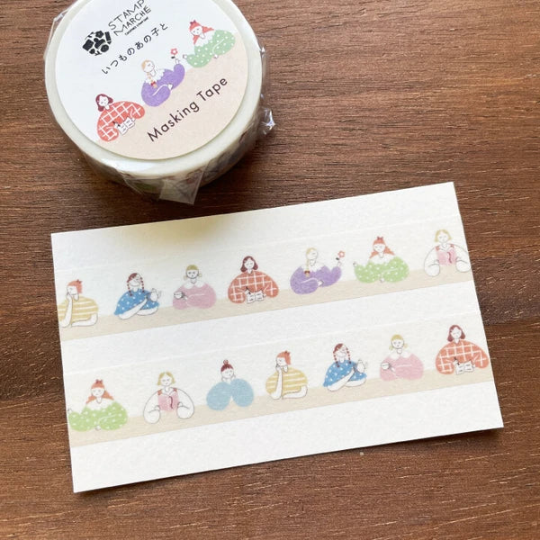 STAMP MARCHE Masking Tape - Always with That Girl