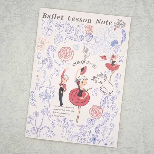Kinose Printing Ballet Theater Don Quixote Lesson Notebook