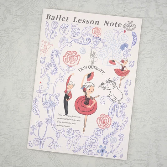 Kinose Printing Ballet Theater Don Quixote Lesson Notebook