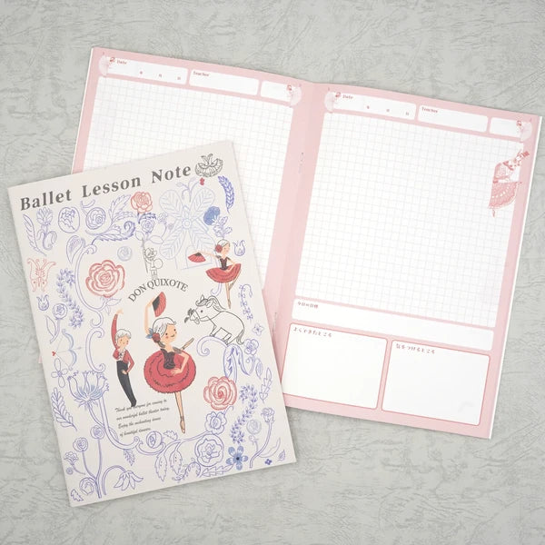 Kinose Printing Ballet Theater Don Quixote Lesson Notebook