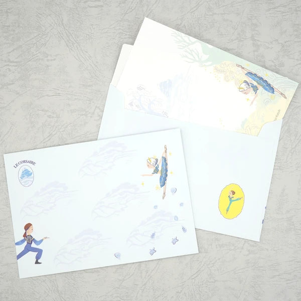 Kinose Printing Ballet Theater Le Corsaire Letter Set with File