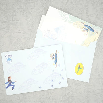Kinose Printing Ballet Theater Le Corsaire Letter Set with File