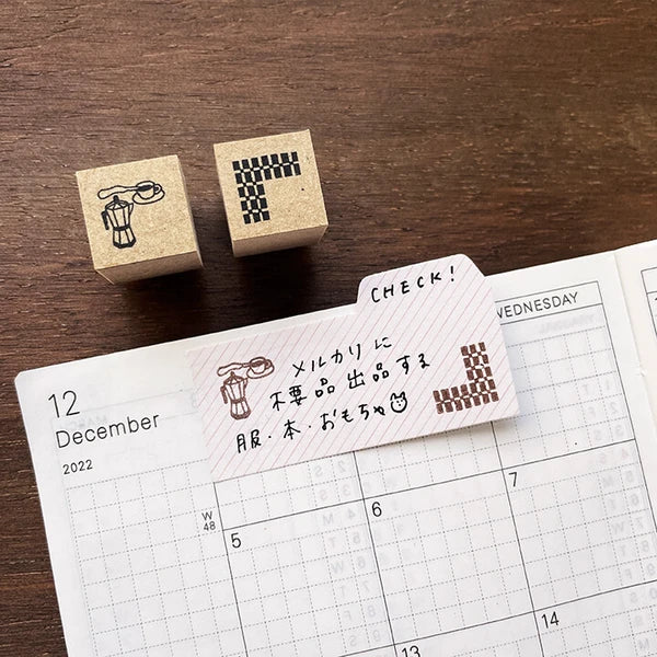 STAMP MARCHE Corner Decoration Rubber Stamp Collection