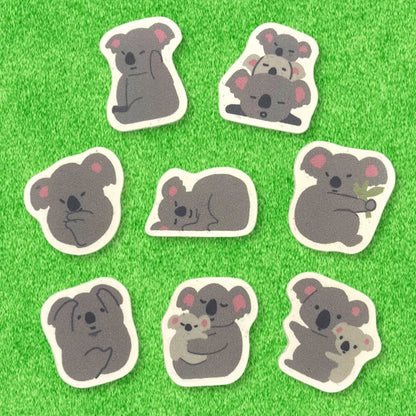 SEAL-DO PRINTING Banana Paper Flake Stickers - Koala