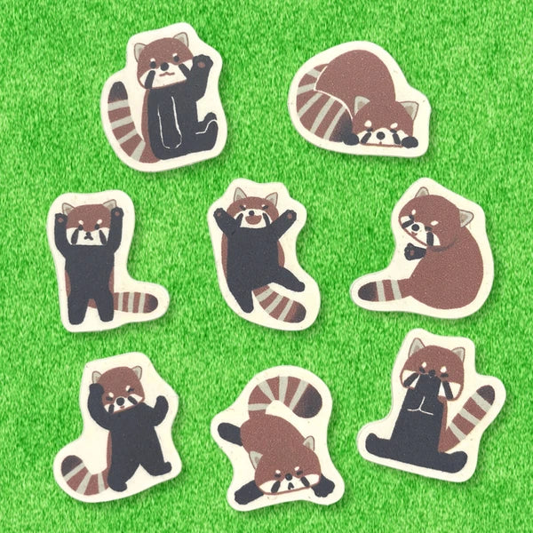 SEAL-DO PRINTING Banana Paper Flake Stickers - Red Panda - Additional product image