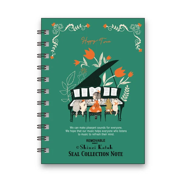 SEAL-DO PRINTING Shinzi Katoh Sticker Book - Happy Tone