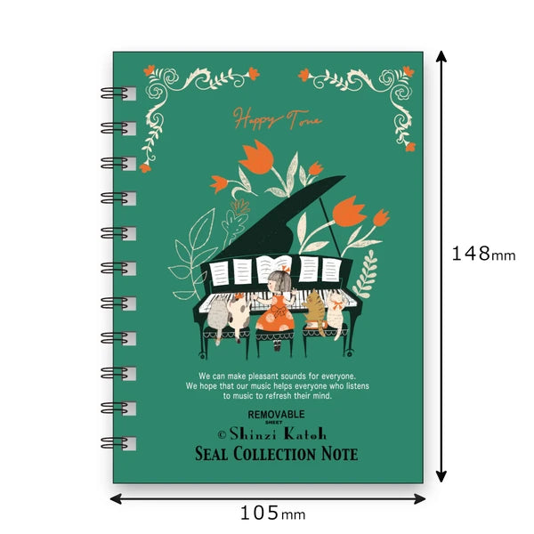 SEAL-DO PRINTING Shinzi Katoh Sticker Book - Happy Tone