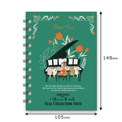 SEAL-DO PRINTING Shinzi Katoh Sticker Book - Happy Tone