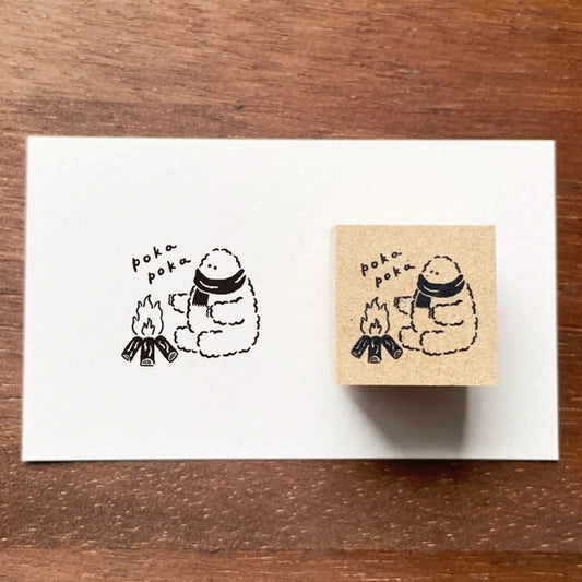 STAMP MARCHE Yeti-kun Illustration Stamp - Pokapoka