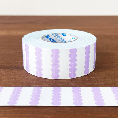 STAMP MARCHE Labeler Sticker Scallop - Lavender