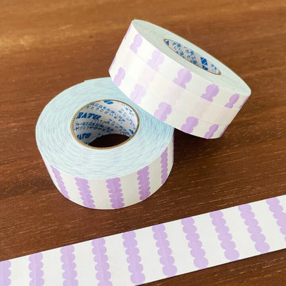 STAMP MARCHE Labeler Sticker Scallop - Lavender