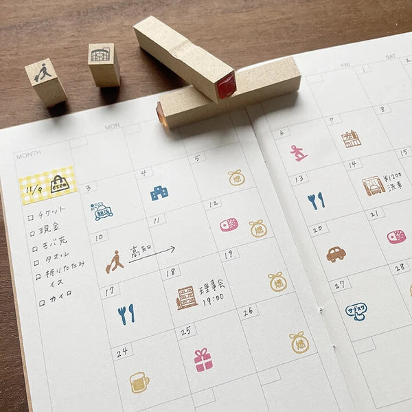 STAMP MARCHE Techo Stamp Mini Long - Weather 01 Collection