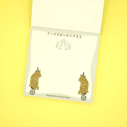 Kinose Printing Retro Days Retro Circus Block Memo Pad