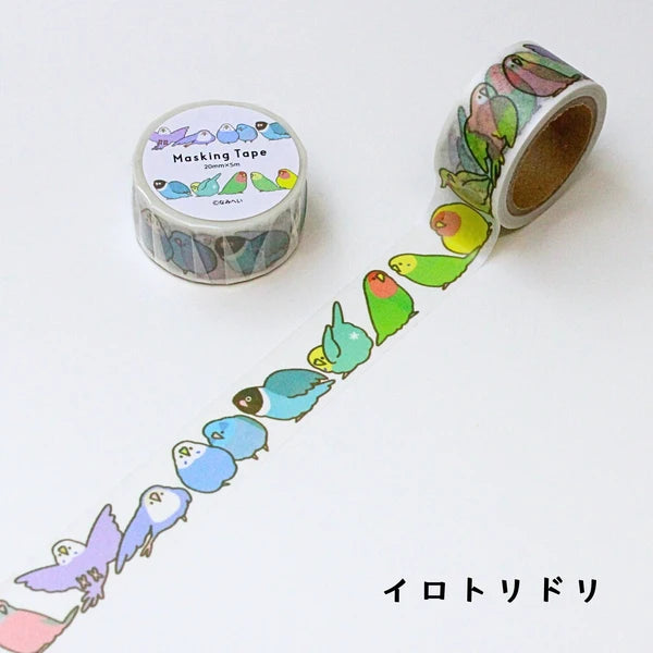 King Corporation Namihei Birds Masking Tape Collection