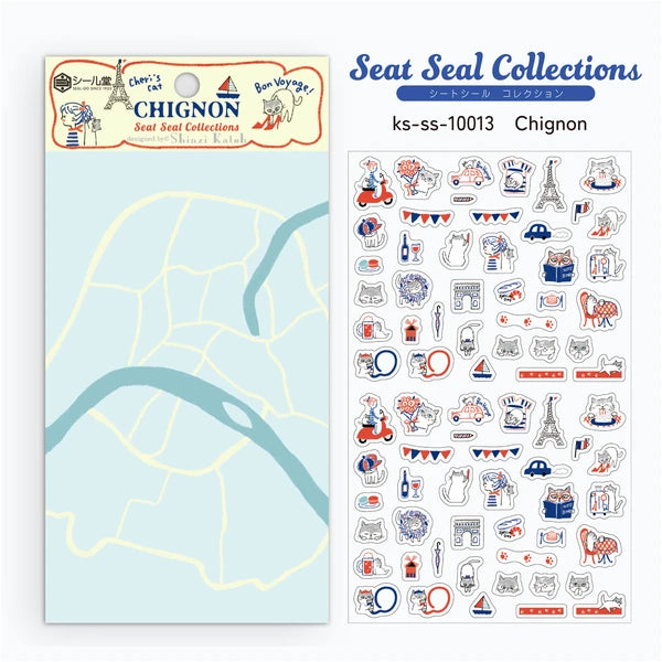 SEAL-DO PRINTING Sticker Sheet - Chignon - Additional product image