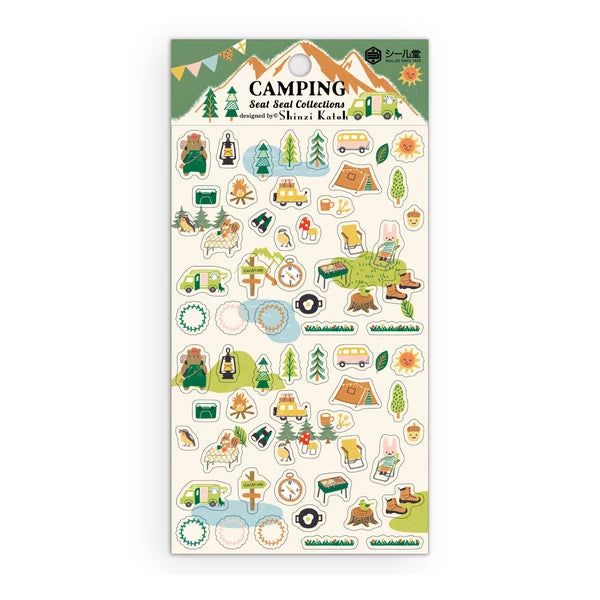 SEAL-DO PRINTING Sticker Sheet - Camping - Additional product image