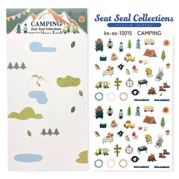 SEAL-DO PRINTING Sticker Sheet - Camping - Additional product image