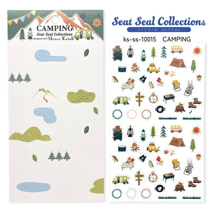 SEAL-DO PRINTING Sticker Sheet - Camping - Additional product image