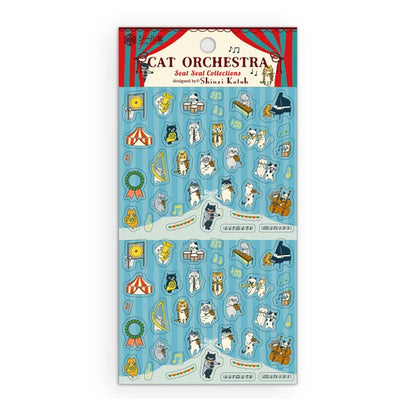 SEAL-DO PRINTING Sticker Sheet - Cat Orchestra - Additional product image