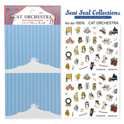 SEAL-DO PRINTING Sticker Sheet - Cat Orchestra - Additional product image