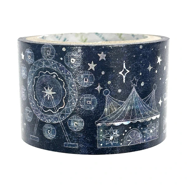 SEAL-DO PRINTING Kirapika 27mm Masking Tape - Night Amusement Park - Additional product image