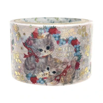 SEAL-DO PRINTING Kirapika 27mm Masking Tape - Rose Cat - Additional product image
