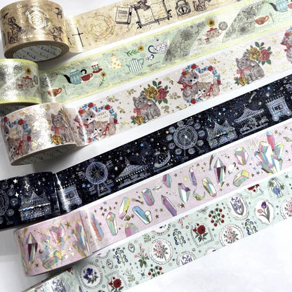 SEAL-DO PRINTING Kirapika 27mm Masking Tape - Rose Cat - Additional product image