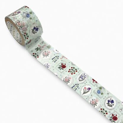 SEAL-DO PRINTING Kirapika 27mm Masking Tape - Botanical - Wholesale Pack
