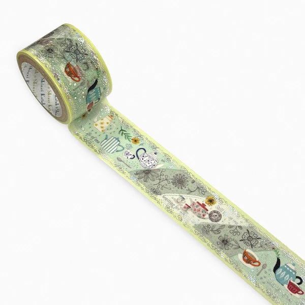 SEAL-DO PRINTING Kirapika 27mm Masking Tape - Afternoon Tea - Wholesale Pack