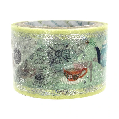 SEAL-DO PRINTING Kirapika 27mm Masking Tape - Afternoon Tea - Additional product image