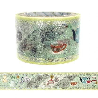 SEAL-DO PRINTING Kirapika 27mm Masking Tape - Afternoon Tea - Additional product image