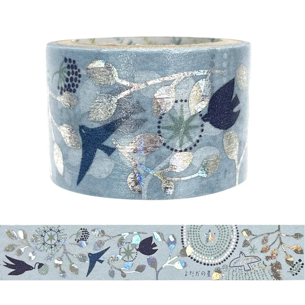SEAL-DO PRINTING Miyazawa Kenji Kirapika Foil Wide Masking Tape - The Nighthawk Star 2