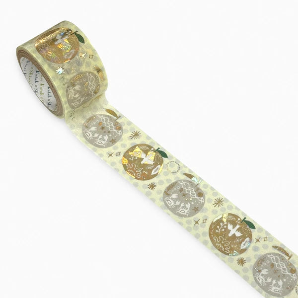 SEAL-DO PRINTING Miyazawa Kenji Kirapika Foil Wide Masking Tape - Yamanashi 2