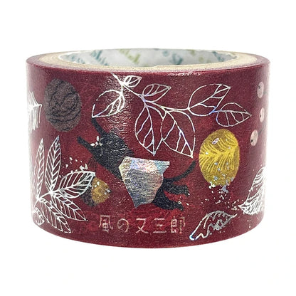 SEAL-DO PRINTING Miyazawa Kenji Kirapika Foil Wide Masking Tape - Matasaburo of the Wind 2