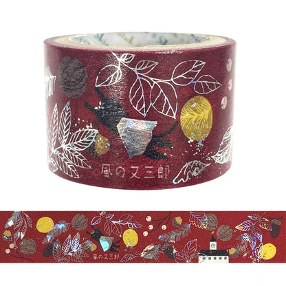 SEAL-DO PRINTING Miyazawa Kenji Kirapika Foil Wide Masking Tape - Matasaburo of the Wind 2
