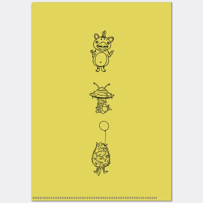 Kinose Printing Ultra Monsters Collection Clear File