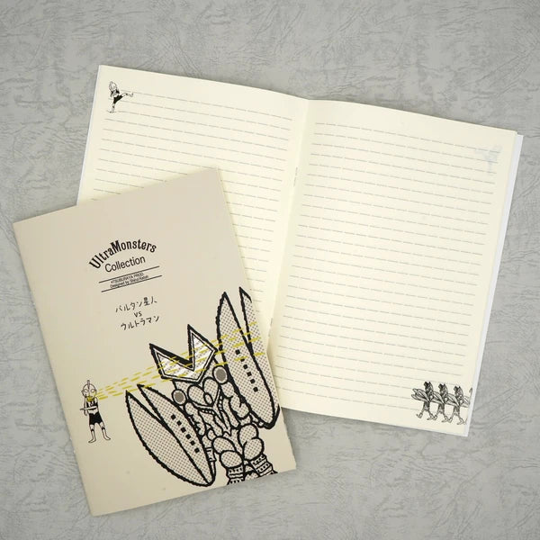 Kinose Printing Ultra Monsters Collection Alien Baltan vs Ultraman Notebook