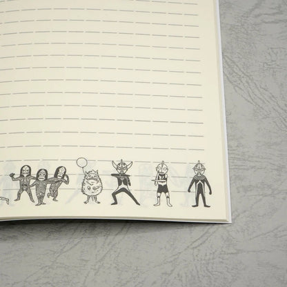 Kinose Printing Ultra Monsters Collection Ultra All Stars Notebook