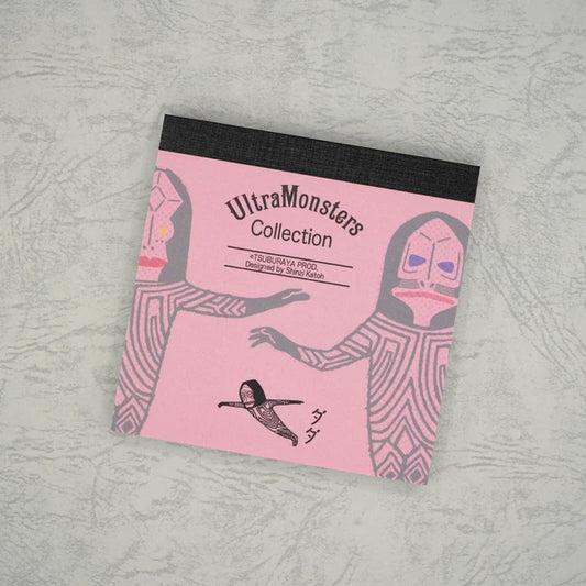 Kinose Printing Ultra Monsters Collection Dada Block Memo Pad